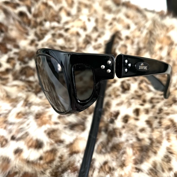 DUCAL Royce #1373 Black Wrap Sunglass Frames France - Picture 7 of 11